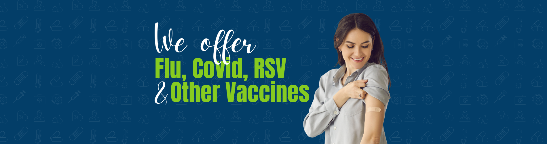 We want your family happy and healthy!<br> Call us today to schedule your vaccination!